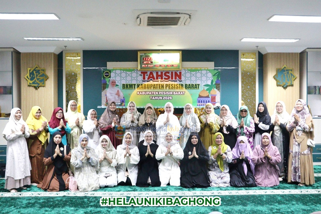 Tingkatkan Kualitas Bacaan Al-Quran, BKMT Pesisir Barat Bina Majelis Taklim