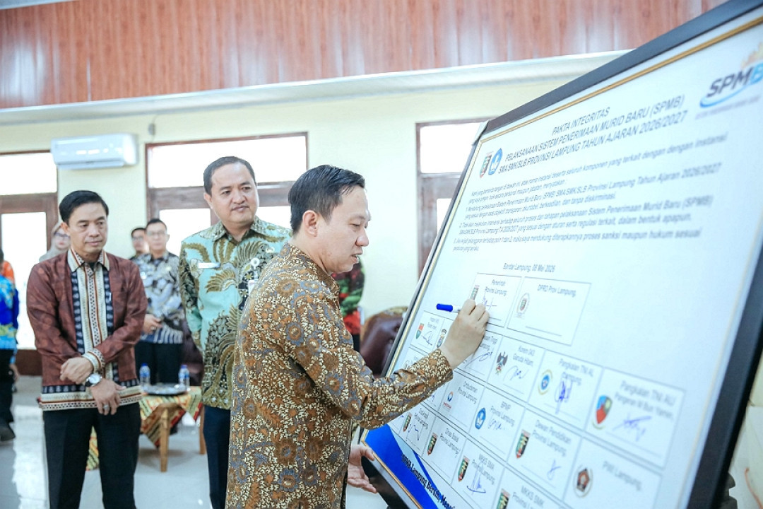 Pemprov Lampung Perkuat SPMB, Wujudkan Pendidikan Inklusif dan Berkualitas