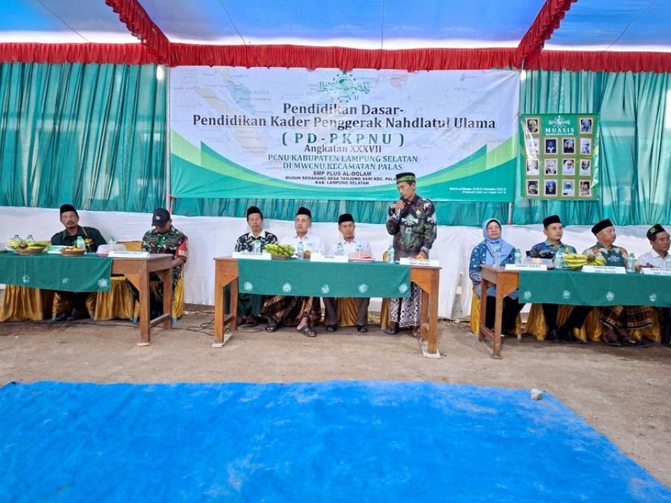 MWCNU Palas Gelar Pendidikan Dasar Kader Penggerak NU Angkatan 37 