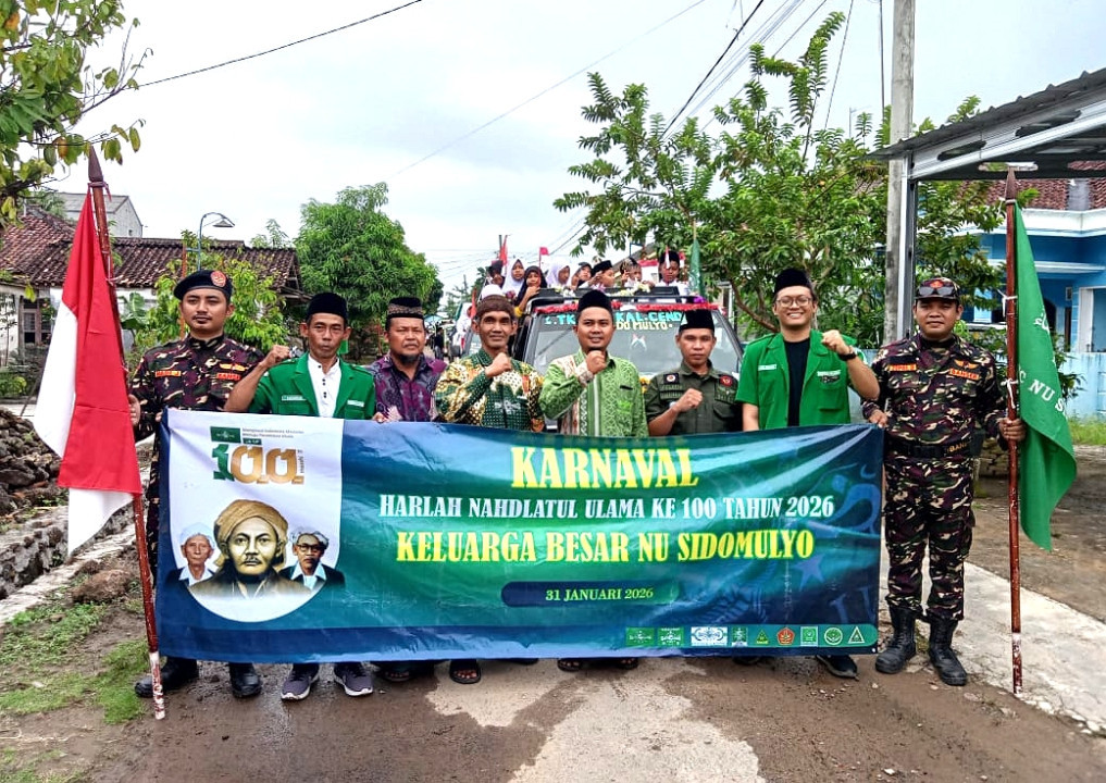 Istighosah dan Doa Bersama jadi Pamungkas Peringatan Harlah ke-100 NU di Sidomulyo