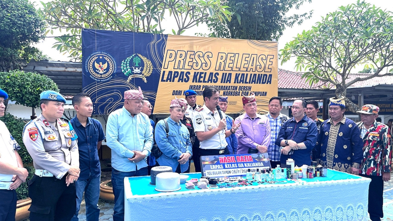Usai Viral di Media, Lapas IIA Kalianda Kembali Lakukan Deklarasikan HALINAR Lampung Selatan 