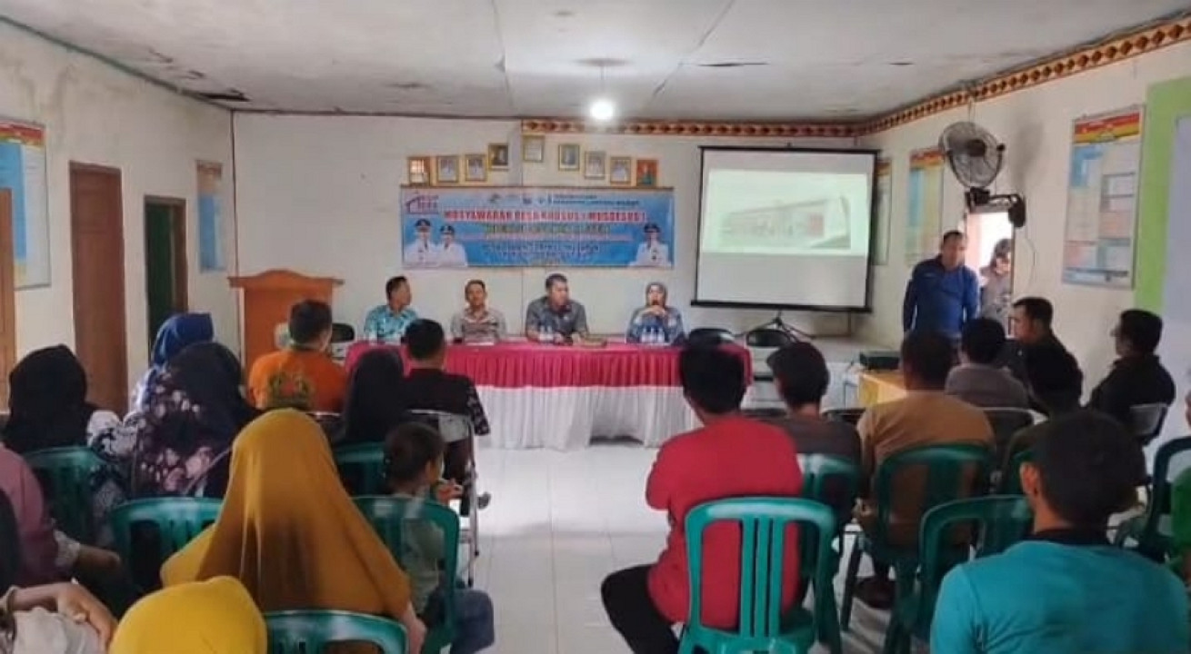 Pemdes Taman Sari dan Masyarakat Sepakat Swadaya Beli Lahan Pembangunan KDMP