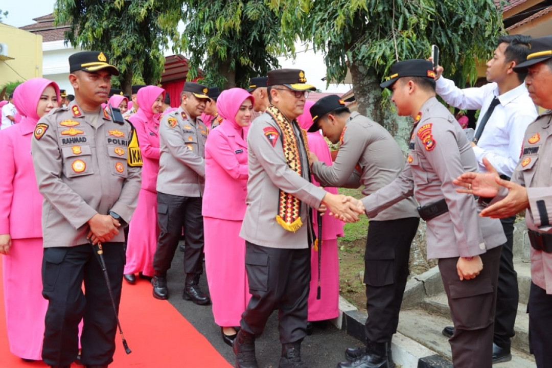 Kapolda Lampung Kunker ke Polres Tanggamus