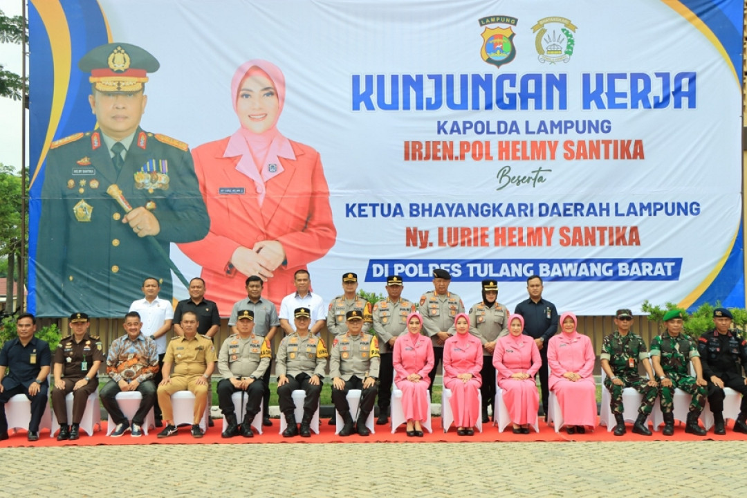 Kapolda Kunker di Polres Tulang Bawang Barat