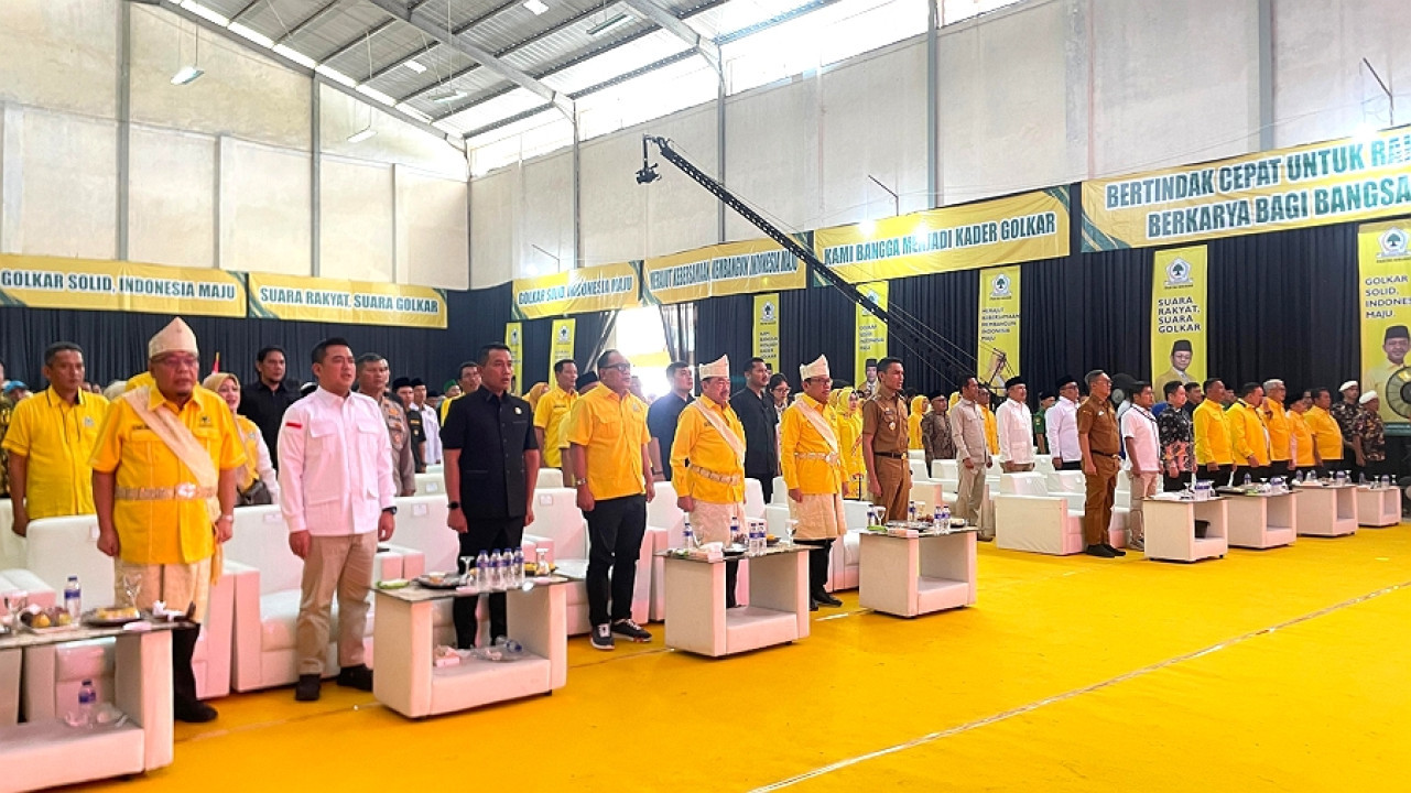 Wabup Agus Hadiri Gerakan Lampung Menanam dan Temu Kader Golkar di Tanggamus