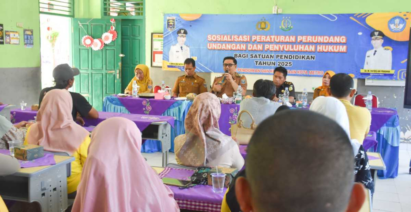 Wakil Wali Kota Metro Tekankan Pentingnya Kesadaran Hukum di SD Negeri 2 Metro Selatan