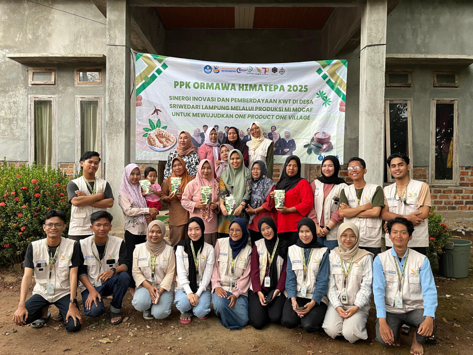 Mahasiswa Itera Ubah Nilai Tambah Singkong jadi Mie Mocaf